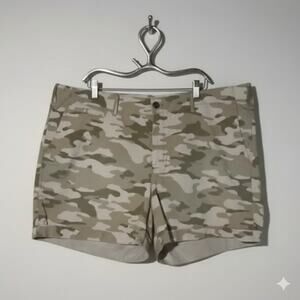 Gap · Size 20 · Olive Green · Army Style · Canvas Utility Shorts · 5" Inseam